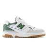 New Balance Unisex 550 In White/green/grey