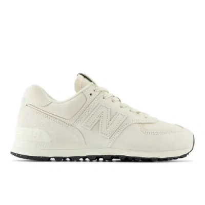 New Balance Unisex 574 In Beige/white