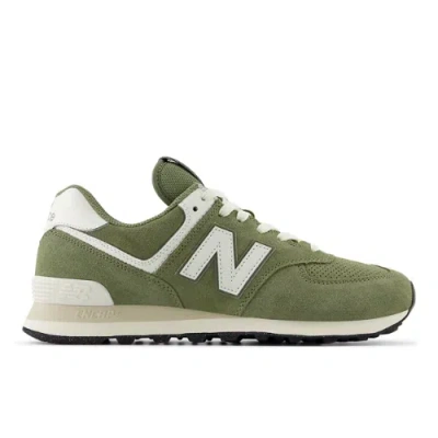 New Balance Unisex 574 Sneakers In Green/white