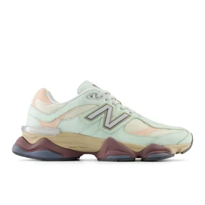 New Balance Unisex 9060 In Green/beige/pink
