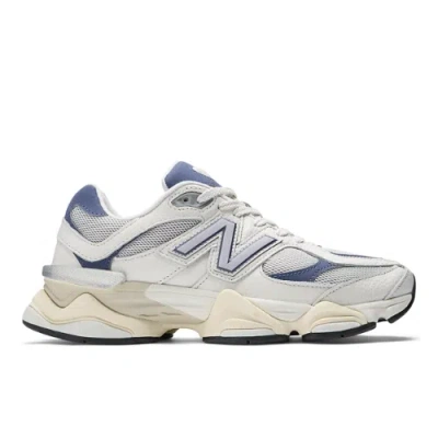 New Balance Unisex 9060 In Weiss/blau, Leder, Grösse 43 In Multi