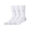 New Balance Unisex Active Crew Socks 3 Pack In White