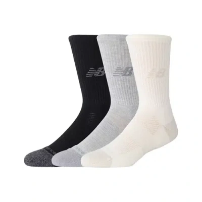 New Balance Unisex Active Crew Socks 3 Pack In Print/pattern/misc