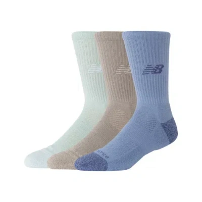 New Balance Unisex Active Crew Socks 3 Pack In Print/pattern/misc
