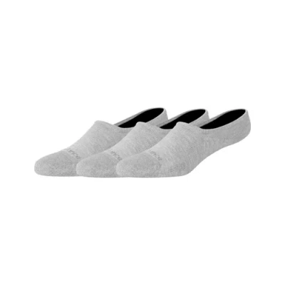 New Balance Unisex Active Invisible No Show Socks 3 Pack In Gray