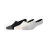 New Balance Unisex Active Invisible Socks 3 Pack, Polyester, Grösse Xl In White