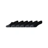 New Balance Unisex Active Invisible Socks 6 Pack In Black