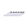 New Balance Unisex Active Invisible Socks 6 Pack In White