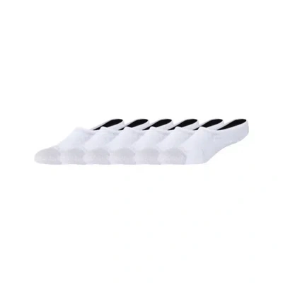 New Balance Unisex Active Invisible Socks 6 Pack In White