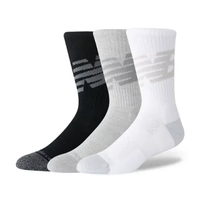 New Balance Unisex Active Lifestyle Graphic Socks 3 Pack In Multi