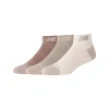 New Balance Unisex Active Low Cut Socks 3 Pack In Multi