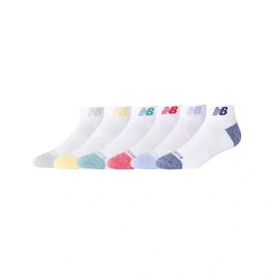 New Balance Unisex Active Low Cut Socks 6 Pack In Multi