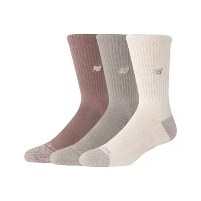 NEW BALANCE UNISEX ACTIVE PREMIUM CREW 3 PACK SOCKS 3 PACK