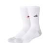 New Balance Unisex Active Premium Crew Socks 2 Pack In White