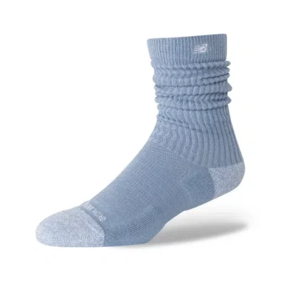 New Balance Unisex Active Premium Heavyweight Slouch Crew 1 Pair Socks 1 Pair In Grey