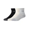New Balance Unisex Active Quarter Socks 3 Pack In Print/pattern/misc