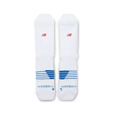 New Balance Unisex Basketball Crew Socks 1 Pair In White