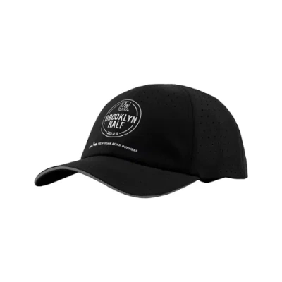 New Balance Unisex Brooklyn Half 6 Panel Pro Run Hat In Black