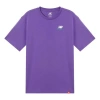New Balance Unisex Embroidery Logo Round-neck Purple In Purple