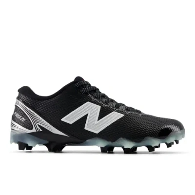 New Balance Unisex Freezelx V5 Low Lacrosse Shoes In Black/white/grey