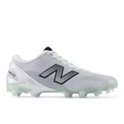 New Balance Unisex Freezelx V5 Low Lacrosse Shoes In White/black/grey