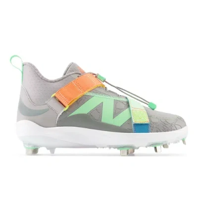 New Balance Unisex Fuelcell Lindor 2 Metal In Grey/orange/green