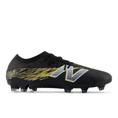 New Balance Unisex Furon Elite Fg V8 Soccer Shoes In Black/yellow/grey