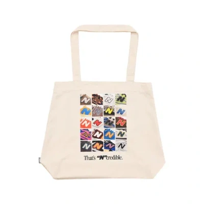 New Balance Unisex Graphic Tote In White