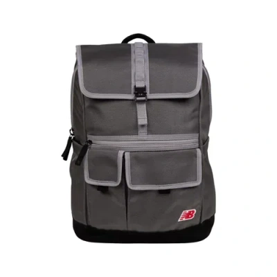 New Balance Unisex Legacy Icon Flap Backpack In Gray