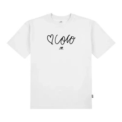 New Balance Unisex Love Coco Gauff T-shirt In White