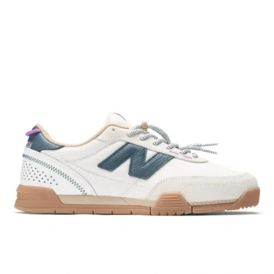 New Balance Unisex Nb Numeric 440 V2 Trail Low Skateboarding Shoes In White/blue