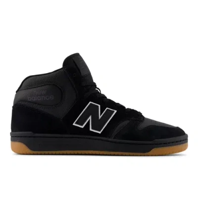 New Balance Unisex Nb Numeric 480 High Skateboarding Shoes In Black/beige