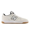 New Balance Unisex Nb Numeric 480 Skateboarding Shoes In White/black