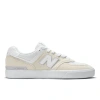 New Balance Unisex Nb Numeric 574 Vulc Skateboarding Shoes In White