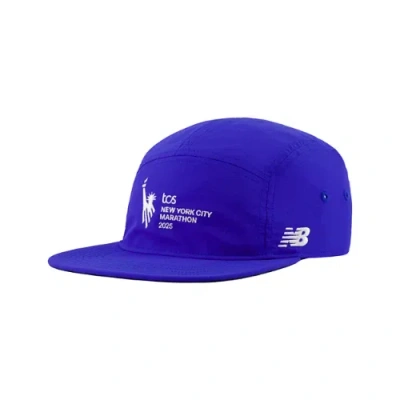 New Balance Unisex Nyc 47 5 Panel Run Hat In Blue