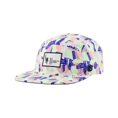 New Balance Unisex Nyc 47 5 Panel Run Hat In Pattern