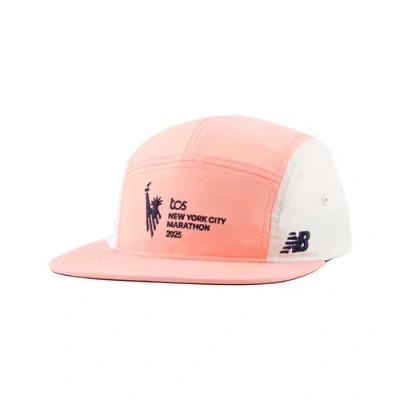 New Balance Unisex Nyc 47 5 Panel Run Hat In Pink