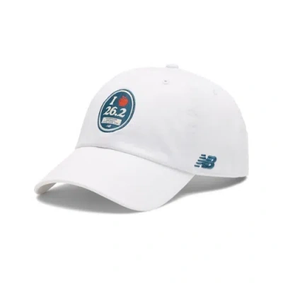 New Balance Unisex Nyc Marathon Apple Graphic Clean Up In White