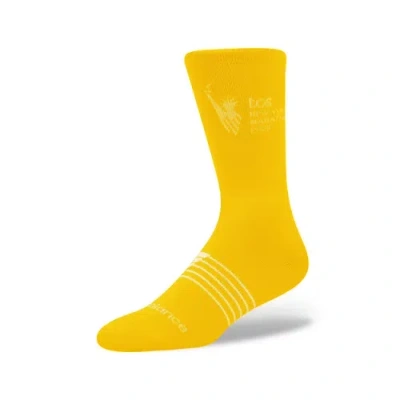 New Balance Unisex Nyc Marathon Crew Sock In Yellow