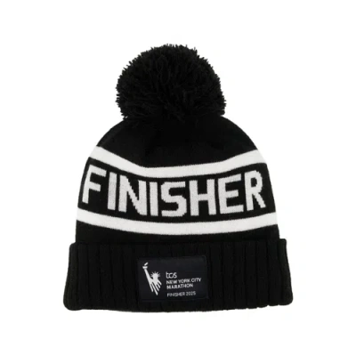 New Balance Unisex Nyc Marathon Finisher Pom Beanie In Black