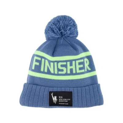 New Balance Unisex Nyc Marathon Finisher Pom Beanie In Blue