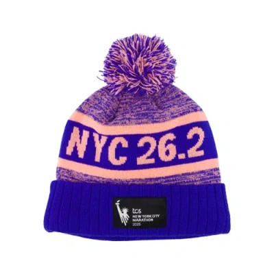 New Balance Unisex Nyc Marathon Pom Beanie In Blue