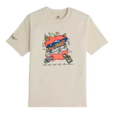 New Balance Unisex Nyc Marathon Youth Graphic T-shirt In Neutral