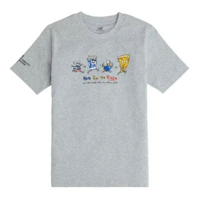 New Balance Unisex Nyc Maration Youth Graphic T-shirt In Gray