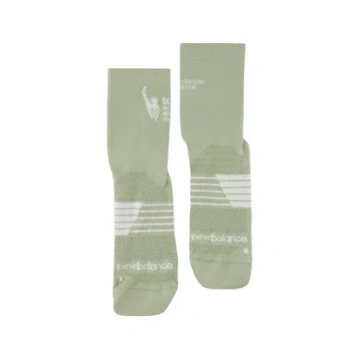 New Balance Unisex Nyc Quarter Sock In Green
