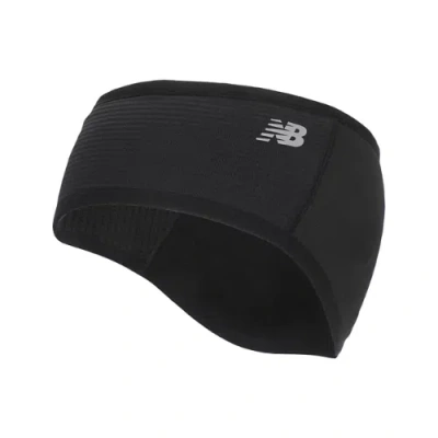 New Balance Unisex Performance Fleece Contour Headband In Black