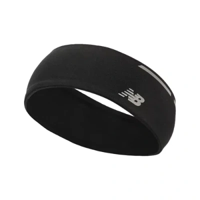 New Balance Unisex Performance Lightweight Headband In Black