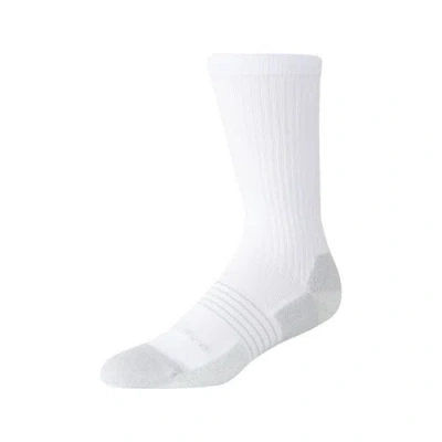 New Balance Unisex Pro Numeric Crew Socks 1 Pair In White Polyester, Size X-large