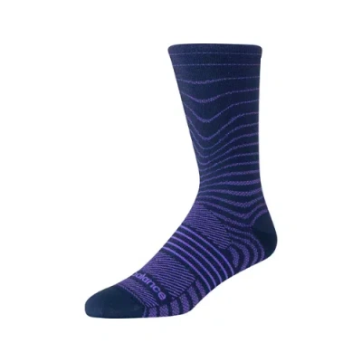New Balance Unisex Pro Run Crew Socks 1 Pair In Blue