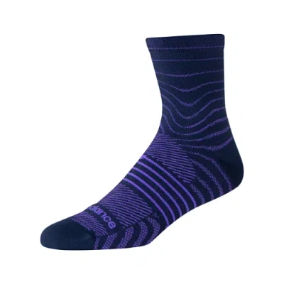 New Balance Unisex Pro Run Qtr Socks 1 Pair In Blue